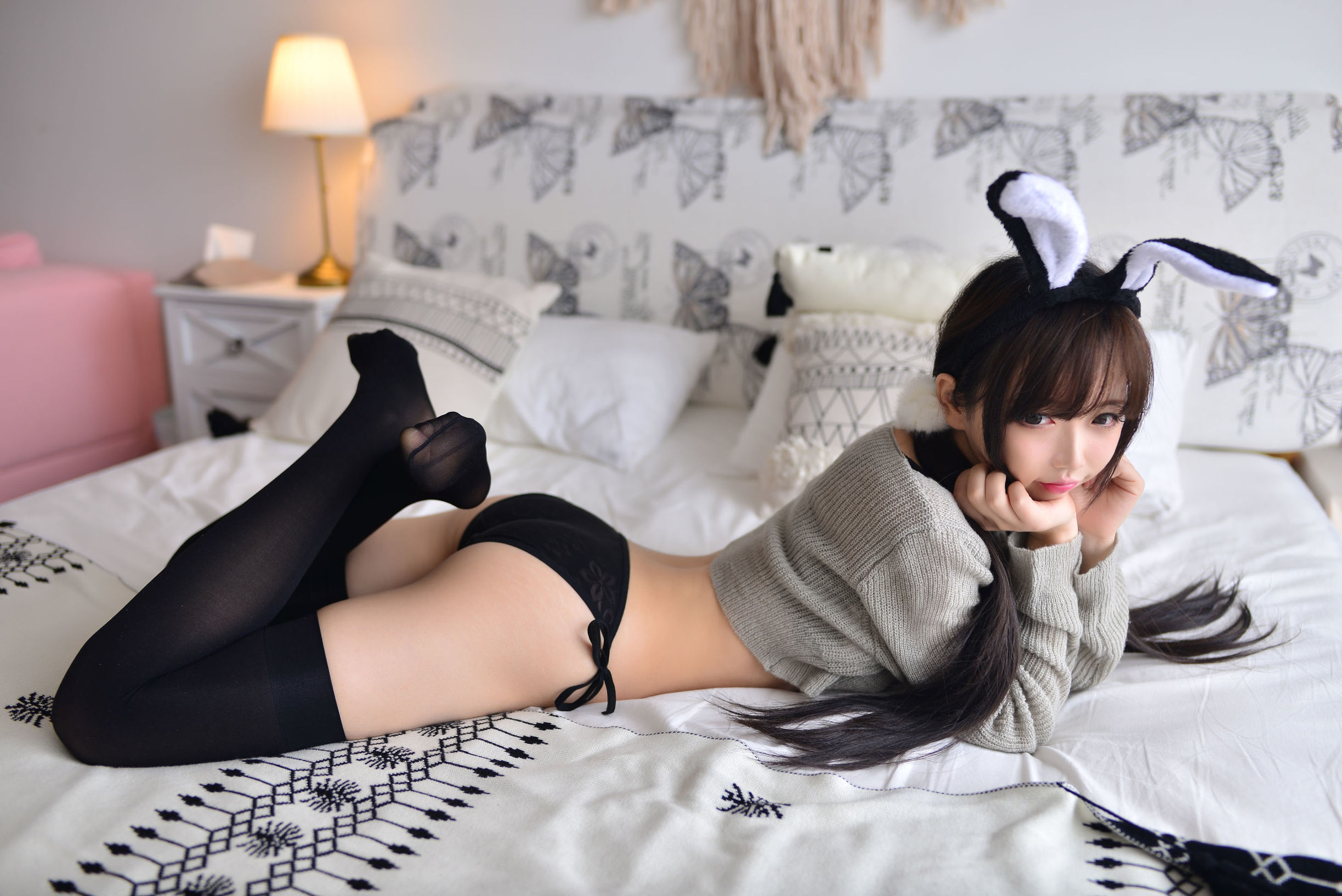 [Cosplay写真]Cos小姐姐雪琪灰兔兔插图